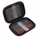 22-Pc Complete Crochet Hook Kit with Zippered Carrying Case Crochet