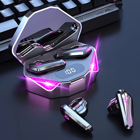 X15 LED Gaming Wireless Earbuds – Bluetooth 5.0 Noise Cancelling Headset with Charging Case - Truly Yours