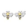 925 Sterling Silver Honey Bee Stud Earrings - Truly Yours