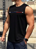 Men's  "PARIS" Print Sleeveless Gym Tank Top - Truly Yours