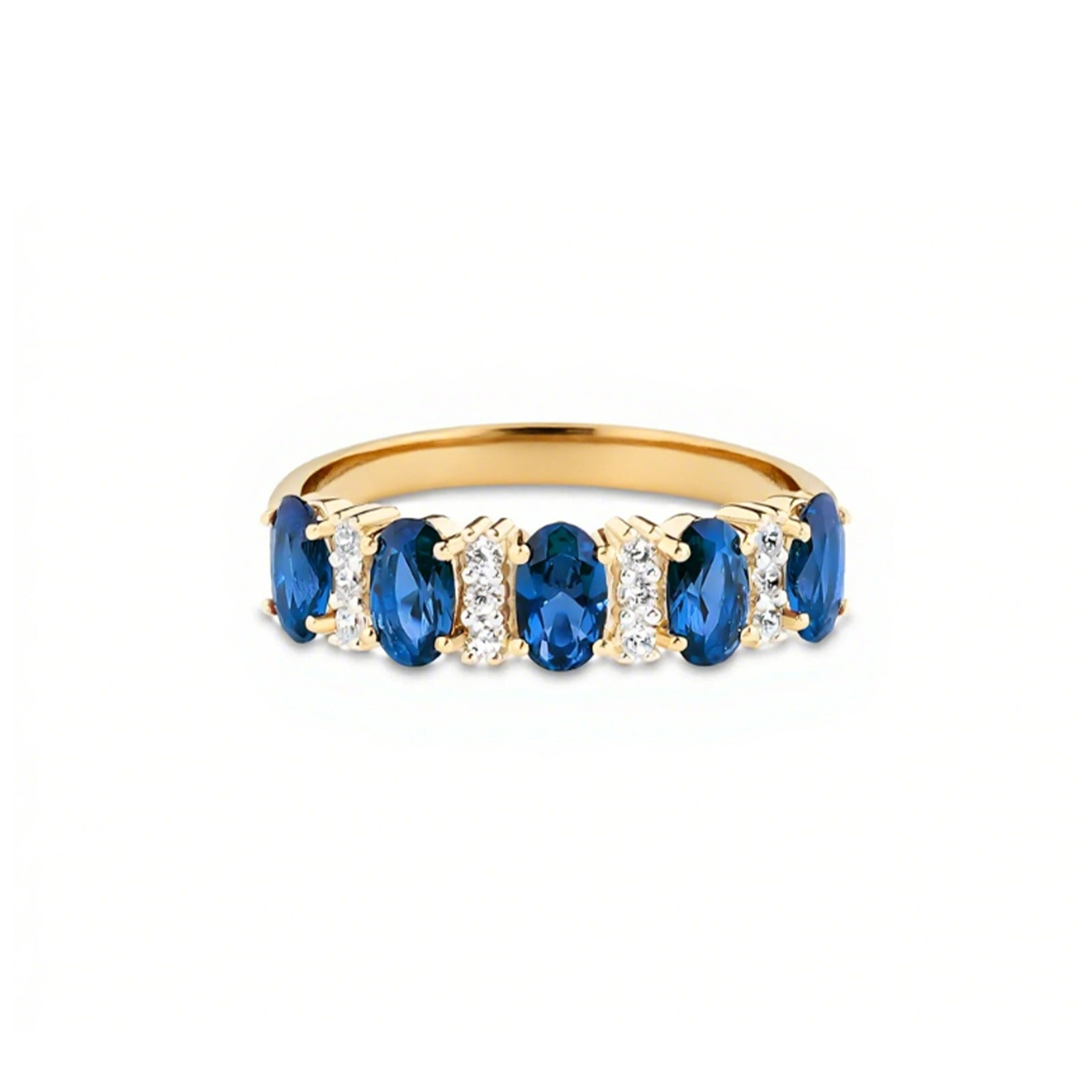Luxury Oval Cut Red Gemstone Statement Rings in 925 Sterling Silver & 18k Gold Plated - Truly Yours