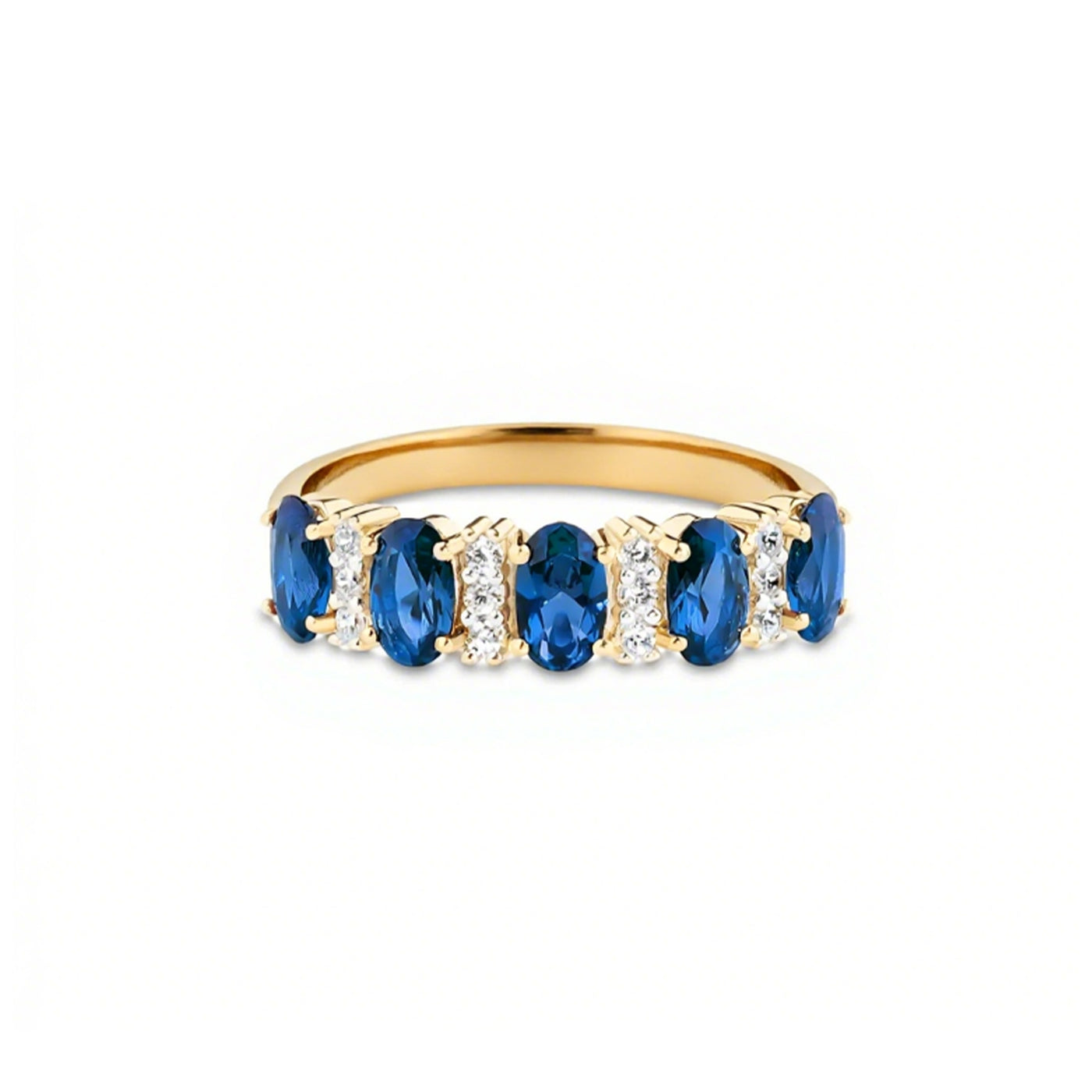 Luxury Oval Cut Red Gemstone Statement Rings in 925 Sterling Silver & 18k Gold Plated - Truly Yours