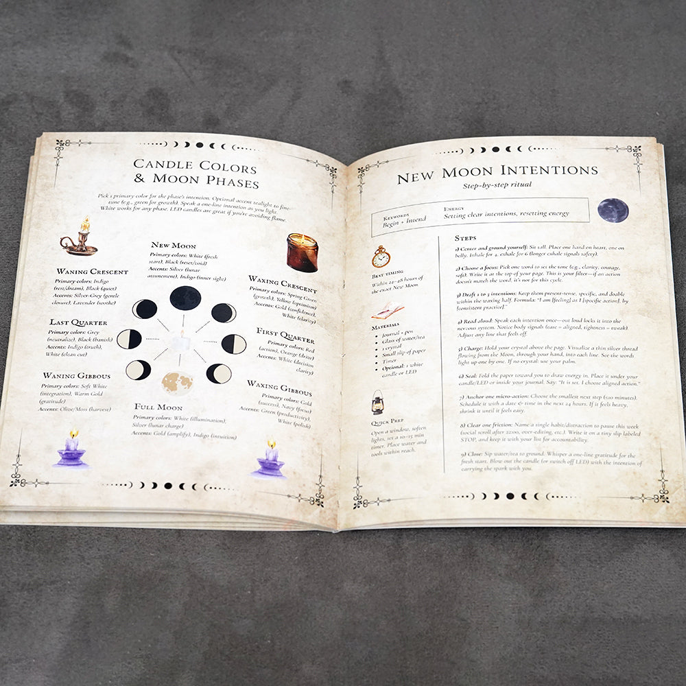 Moon Magic Journal ✨ Manifest, Plan & Track Every Lunar Phase - Truly Yours