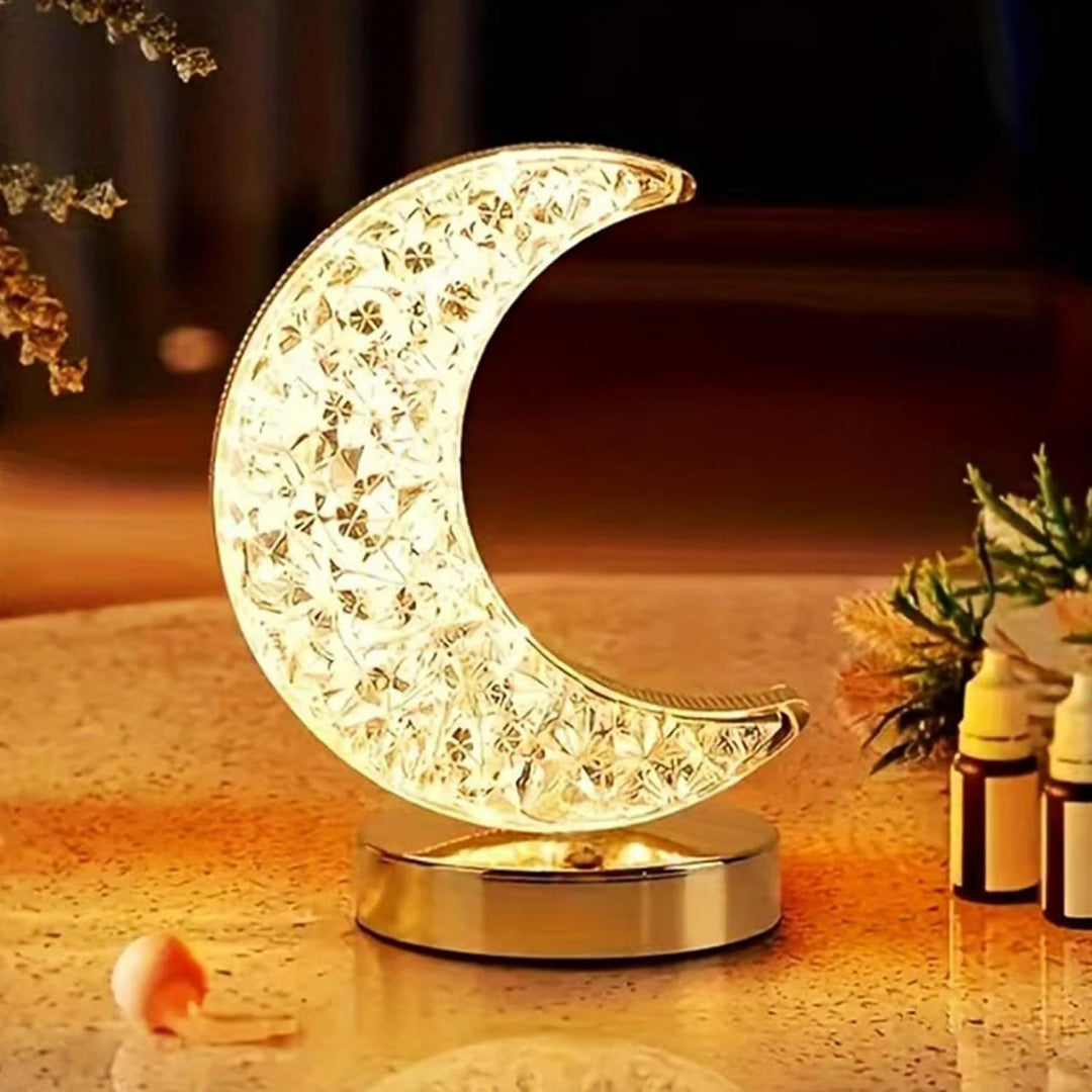 Crystal Touch Dimming 3D Led USB Moon Lamp Lamp