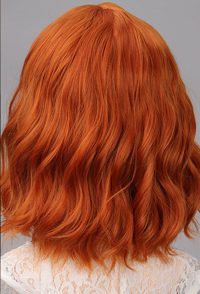 Great for Sales) Fiery Copper Wave Wig – Soft Synthetic Hair with Natural Fringe - Truly Yours