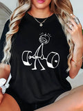 Cute & Funny Workout T-Shirt - Truly Yours