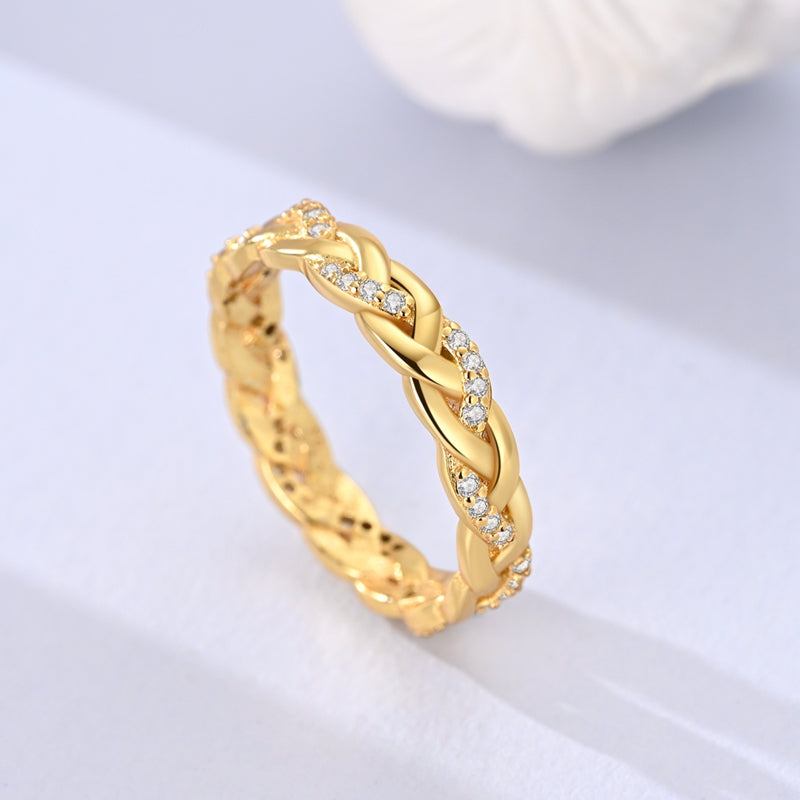 925 Sterling Silver Gold-Tone Rings - Various Designs - Truly Yours