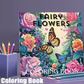 Fairy Flowers Coloring Book: 28 Pages of Magical Gardens and Butterflies Colouring