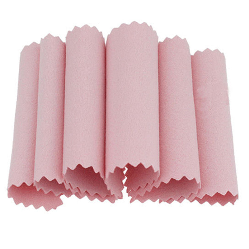 50 PCS Pink Jewellery Polishing Cloths - Anti-Tarnish Cleaner for Silver & Precious Metals - Truly Yours