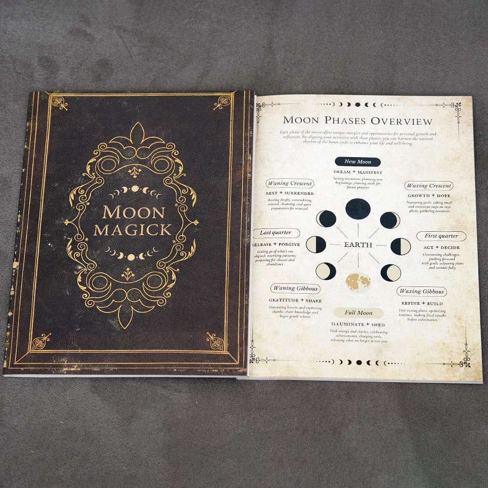 Moon Magic Journal ✨ Manifest, Plan & Track Every Lunar Phase - Truly Yours