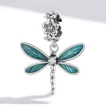 925 Sterling Silver Dragonfly Pendant Charm - Truly Yours