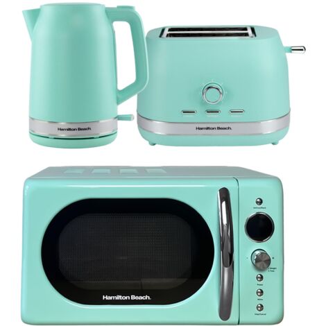 Hamilton Beach Ella Kettle Toaster & Microwave Set Mint - Truly Yours