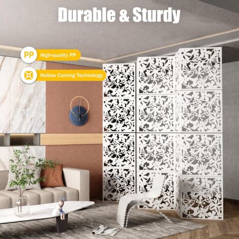 Pack of 12 Hanging Room Dividers 40x40cm