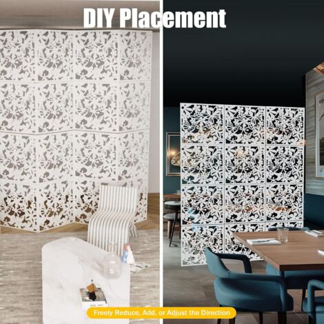 Pack of 12 Hanging Room Dividers 40x40cm - Truly Yours