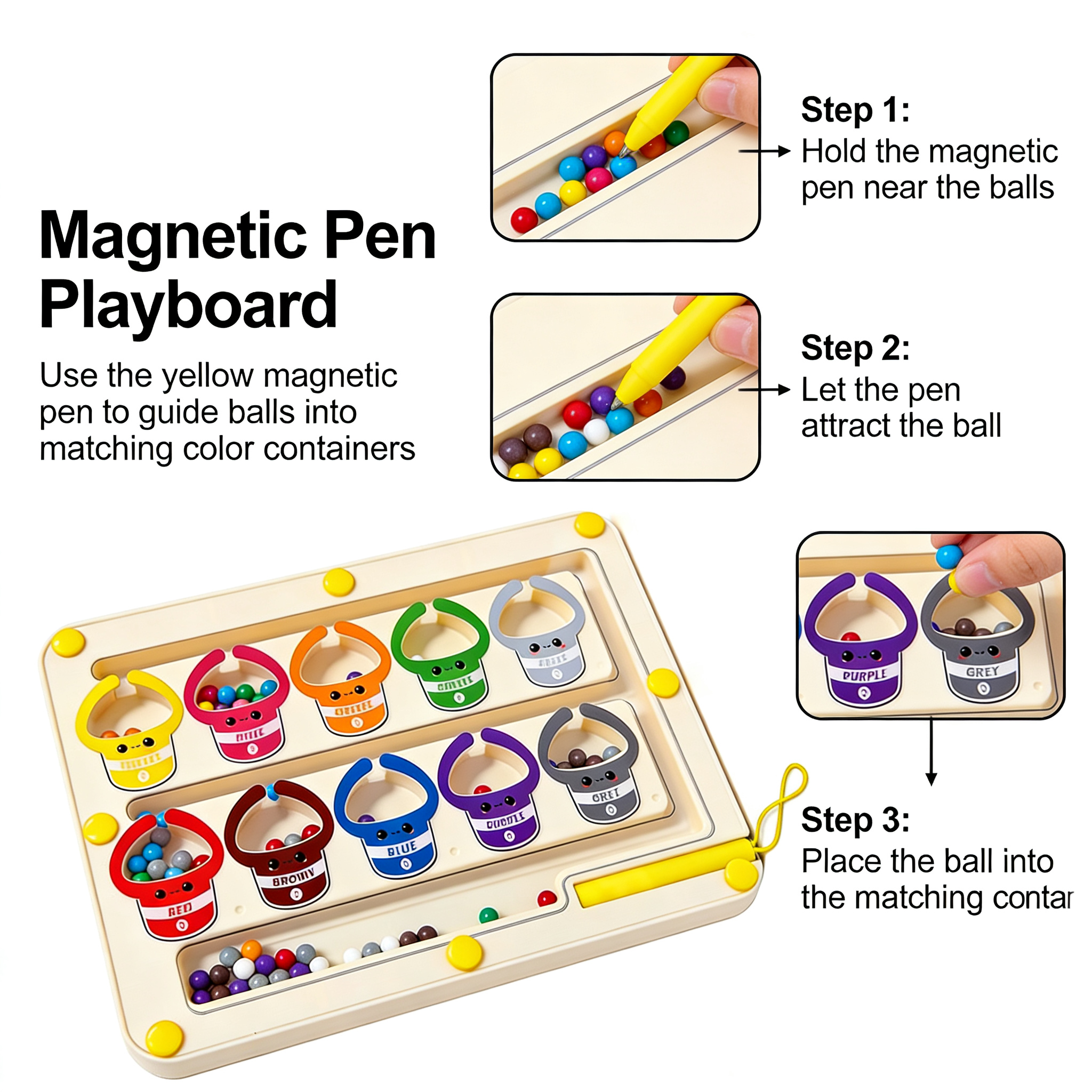 Magnetic Colour Matching Pen Board
