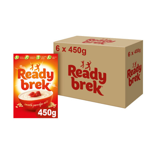 Ready Brek Smooth Porridge Oats Original 450g (Pack of 6)