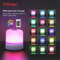 ✨ RGB Touch Night Light – Rechargeable Colour Changing Ambient Table Lamp with Remote Control ✨ - Truly Yours