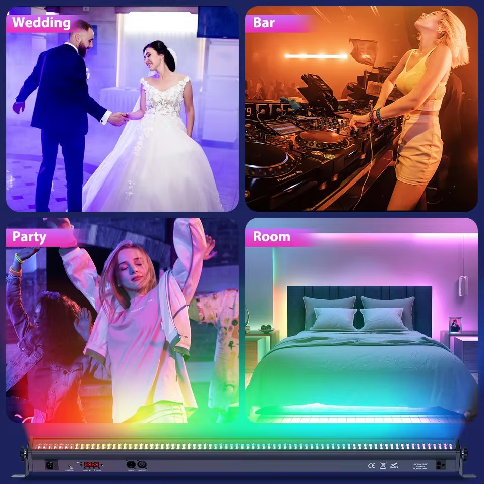 120W RGB LED Wall Washer Light Bar
