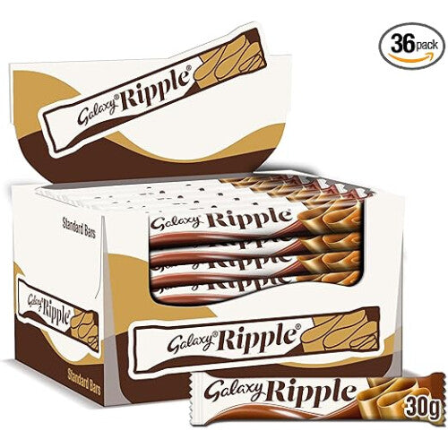 🍫 Galaxy Ripple Chocolate Bars – 36 Pack of Smooth Creamy Milk Chocolate Wafer Bars ✨