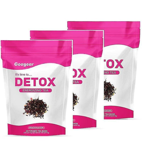 🌿 Detox Energising Herbal Tea – 3 Pack Natural Wellness Tea for Energy & Bloating Support ✨