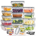 🥗 Alivio 24 Piece Food Storage Container Set – Airtight Leakproof Meal Prep Boxes ✨ - Truly Yours