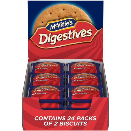 🍪 McVitie’s Original Digestives To Go – 24 Handy Snack Packs (2 Biscuits Per Pack) ✨