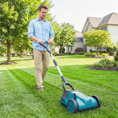 Outsunny 18V Cordless Lawnmower with 2 x 4Ah Batteries & Charger 🌿