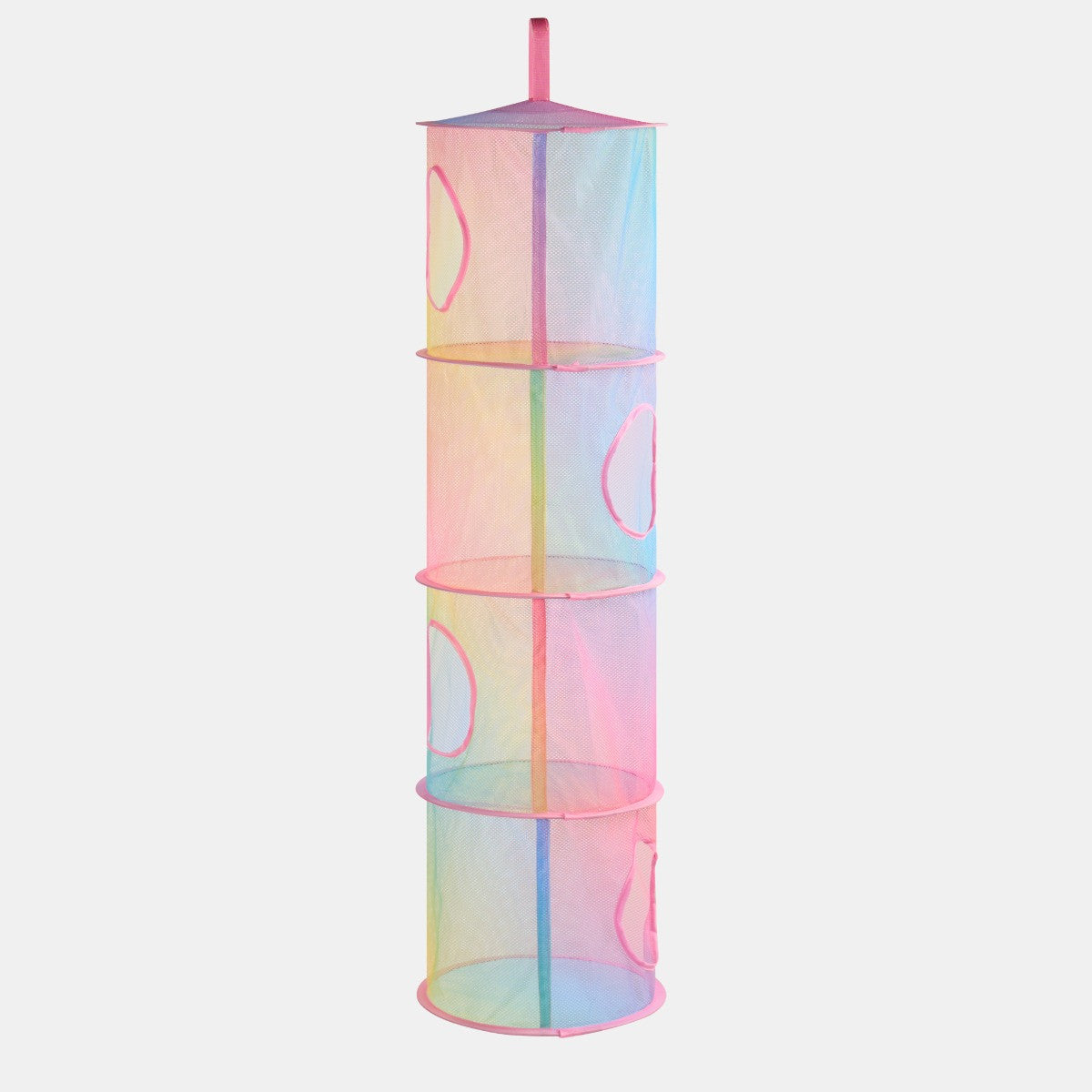 🧸 Extra Large Kids Toys Storage Hanging Net Basket – Tie Dye 🧸