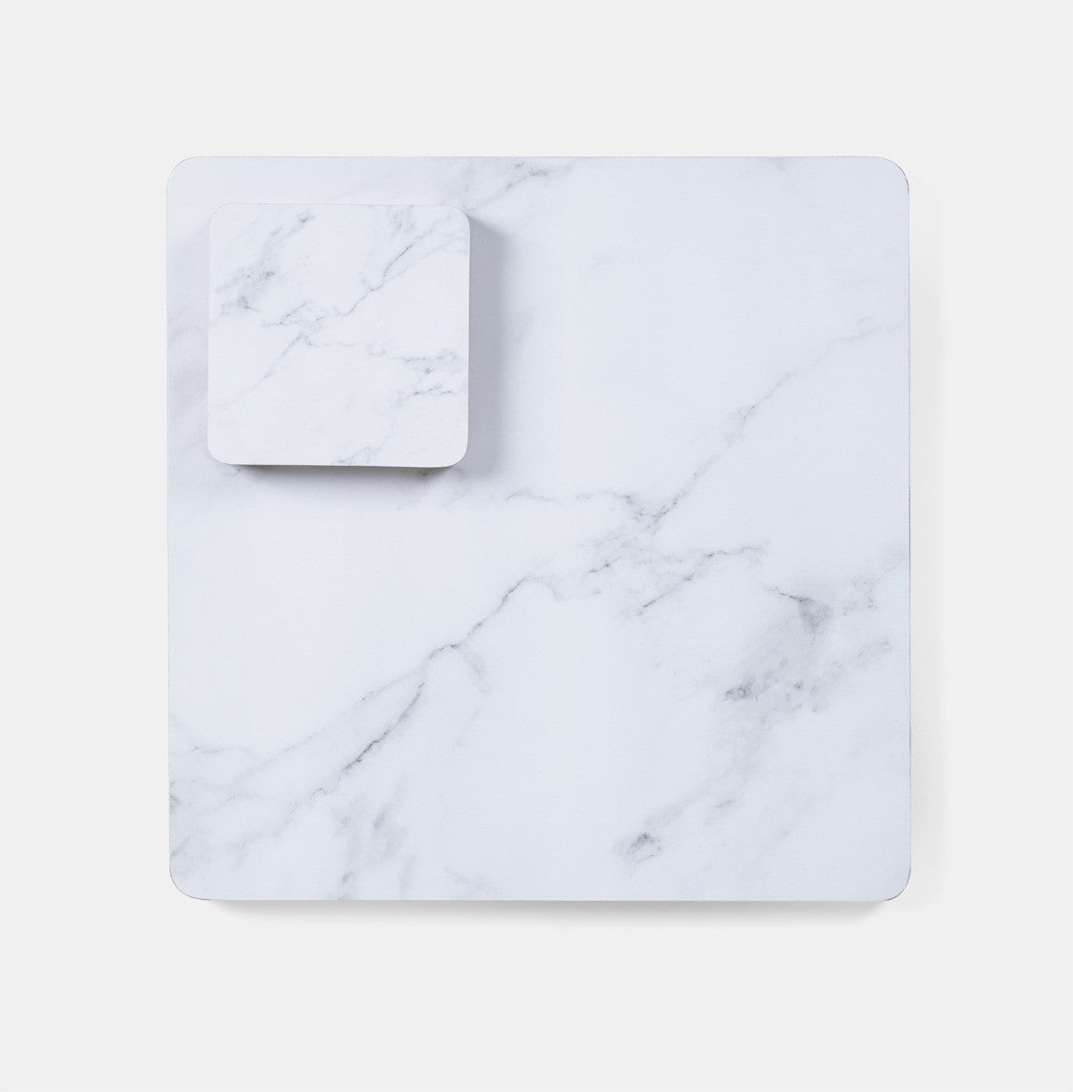 White Marble 4 pcs Placemats & Coasters Set - Truly Yours