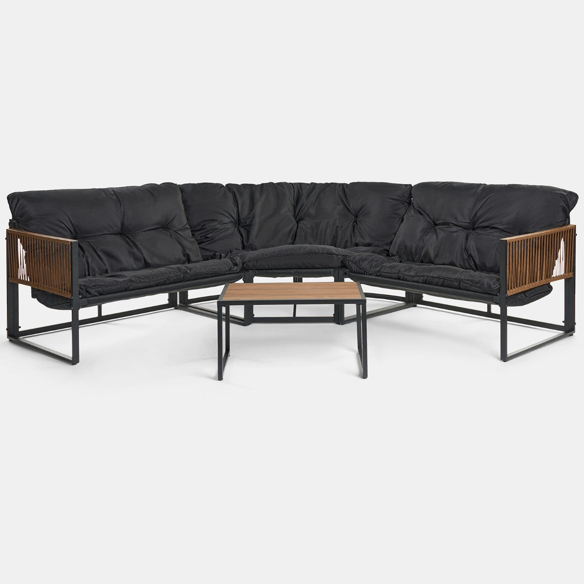 Santorini 5 Seater Corner Sofa Set with Table - Truly Yours