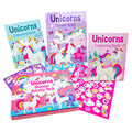 Unicorns Shimmer Activity Pack Kids Colouring Books & Stickers Set - Truly Yours