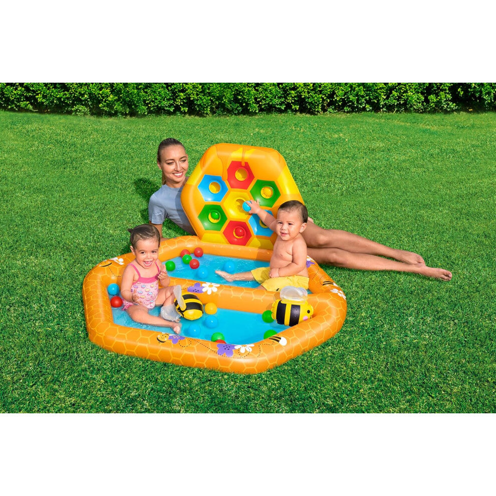 Bestway Lil’ Beehive Inflatable Baby Pool & Ball Pit Combo