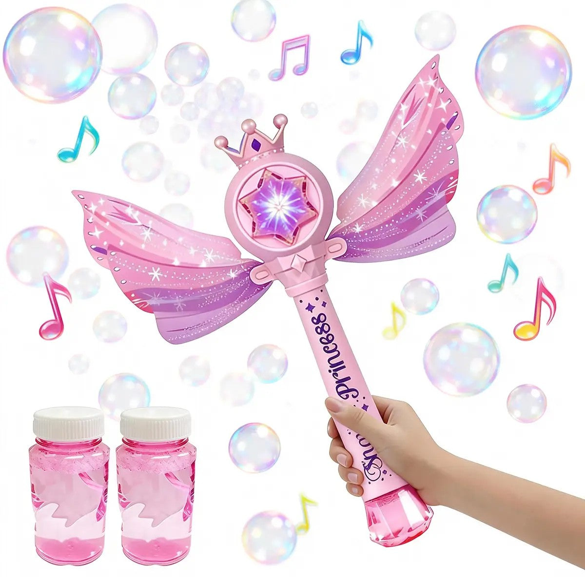 PRINCESS MAGIC BUBBLE WAND