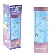MAGICAL UNICORN & RAINBOW BUBBLE LAMP