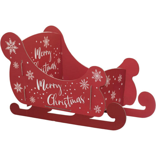 Red Christmas Sleigh Gift Box