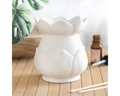 White Lotus Flower Oil Burner
