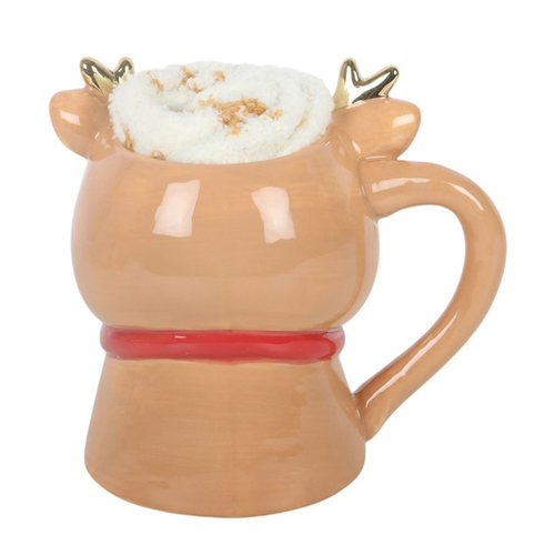 Ruby the Reindeer Mug & Fluffy Socks Gift Set