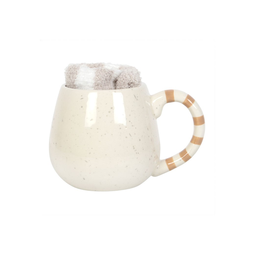 Snowman Mug & Fluffy Socks Gift Set