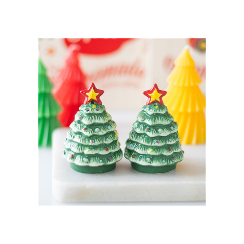 Christmas Tree Salt & Pepper Shaker Set