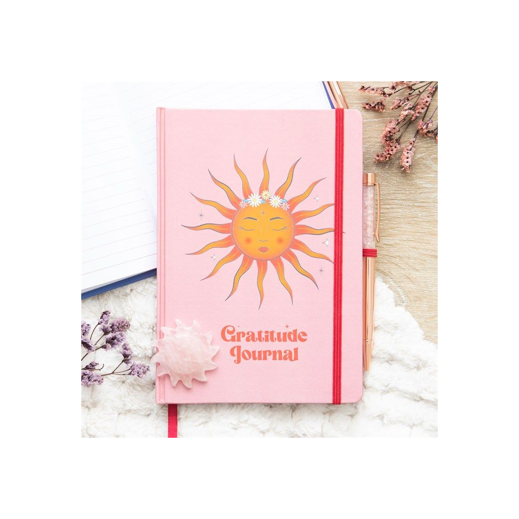☀️✨ The Sun Gratitude Journal with Rose Quartz Pen ✨☀️