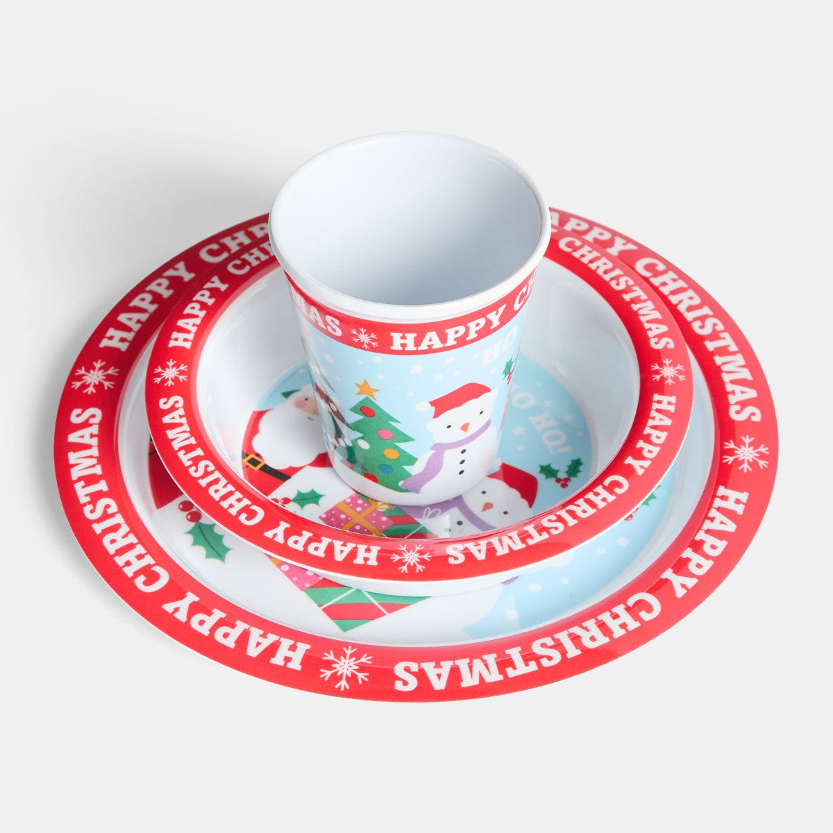 Christmas Dinnerware Set - Red