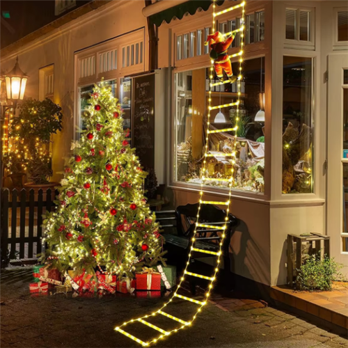 9.84ft Santa Claus Climbing Ladder Light