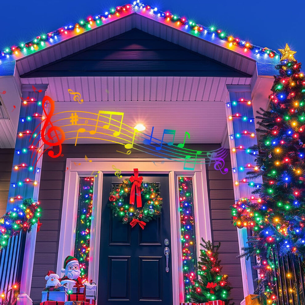 66FT MUSIC CHRISTMAS MINI LIGHTS