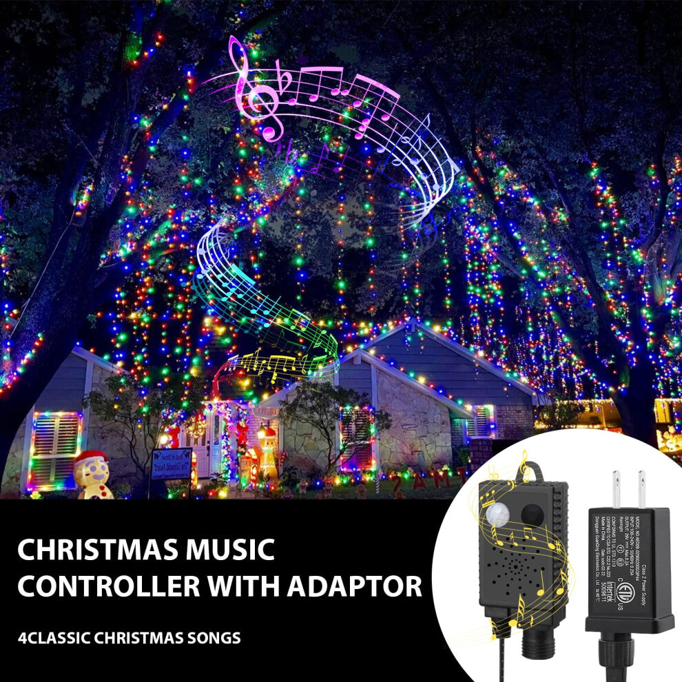 66FT MUSIC CHRISTMAS MINI LIGHTS