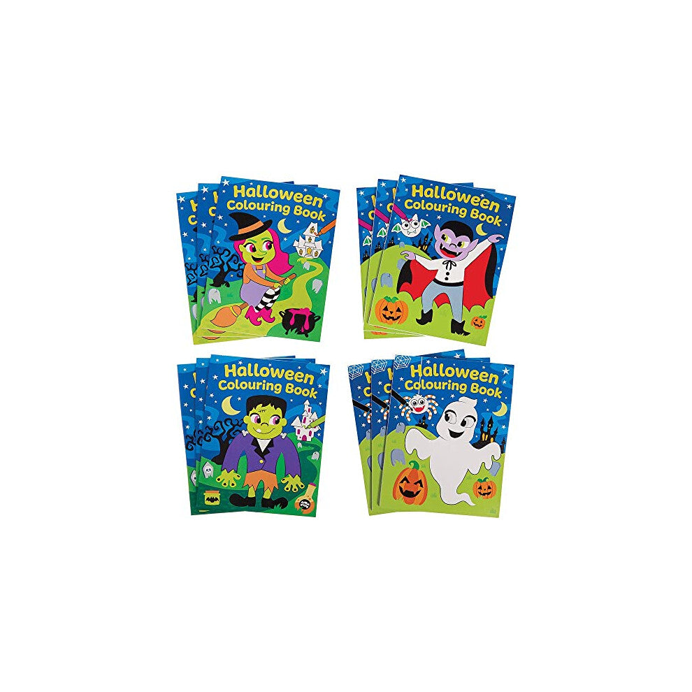 HALLOWEEN MINI COLOURING BOOKS – PACK OF 12