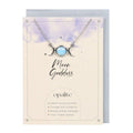 MOON GODDESS OPALITE TRIPLE MOON NECKLACE