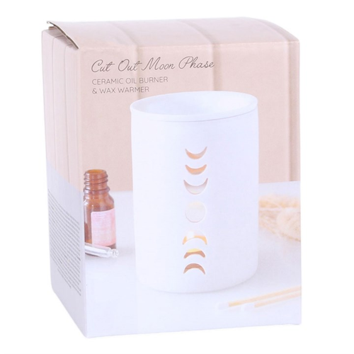 Moon Phase Wax Warmer &amp; Oil Burner