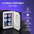 4L Portable Mini Fridge with Mirror
