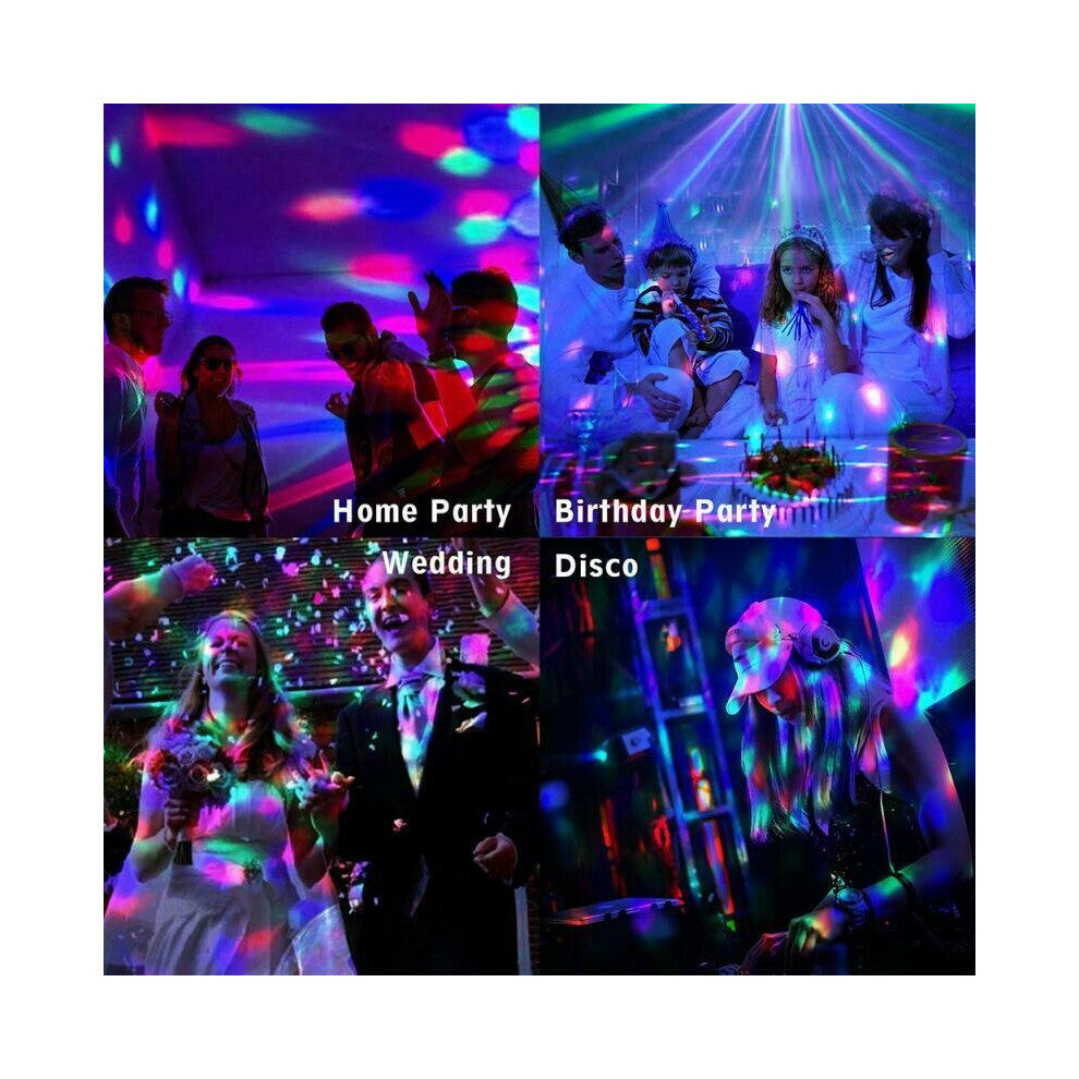 Sound Activated Disco Ball LED Stage Light