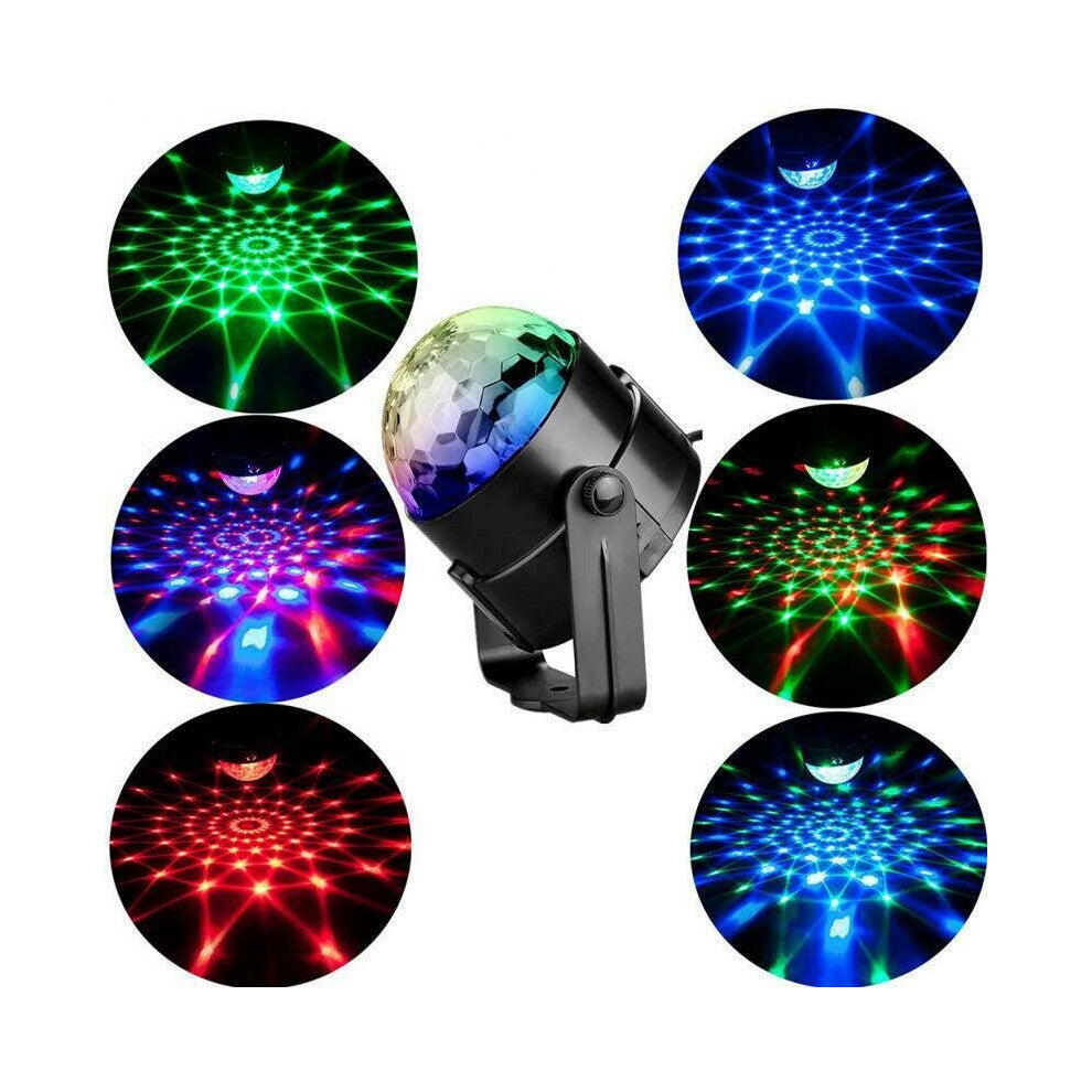 Sound Activated Disco Ball LED Stage Light